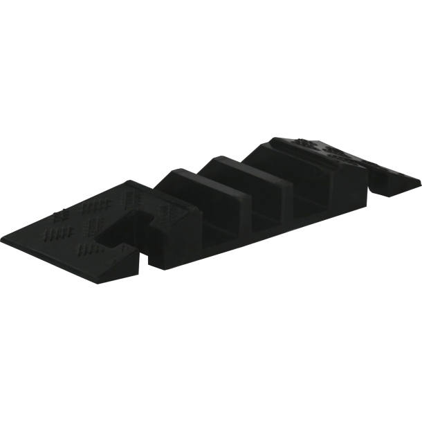 Protective ramp | system A | End piece with adapterdimensions: 200 x 600 x 75 mm dimensions of the diffuser channels: 3x 60 x 50 mmadapter dimensions: width: 6.7 cm / 3.5 cm, length: 7.5 cm, height: 6.5 cm